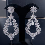 Luxury AAA Cubic Zircon Wreath Earrings