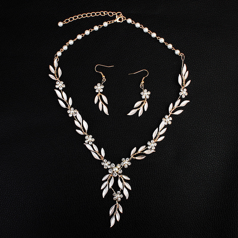 Plated alloy bridal jewelry set for special occasions