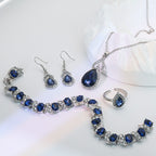 Fashion zircon jewelry set for daily and party wear