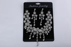 Bridal white necklace and earrings set for special occasions