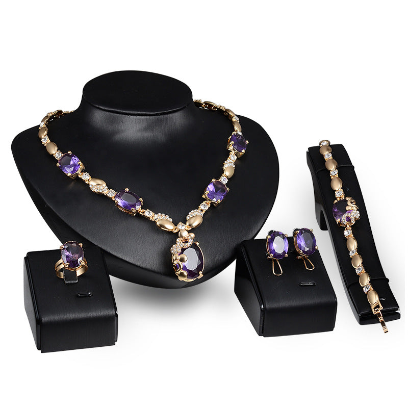 Manufacturer direct fast selling bridal jewelry set