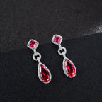 teenager’s irregular metal pop earrings for casual or party outfits