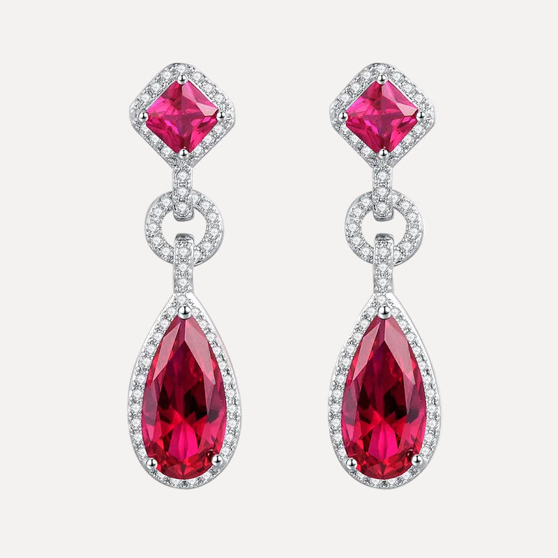 Trendy irregular metal pop earrings for women