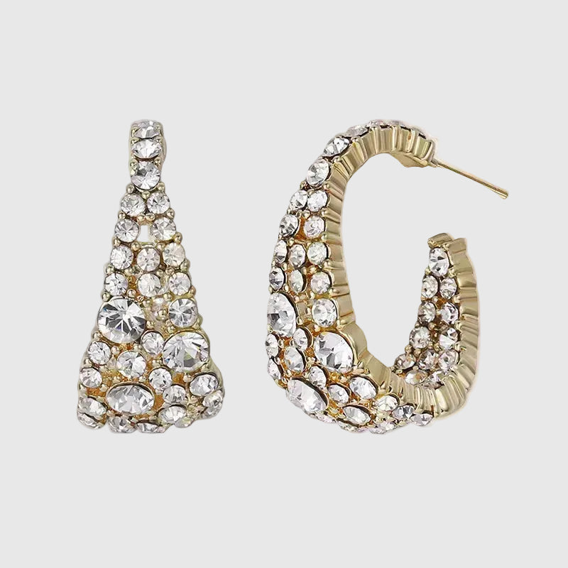 Korean INS style geometric earrings for women