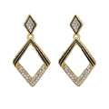 European and American style diamond earrings for women