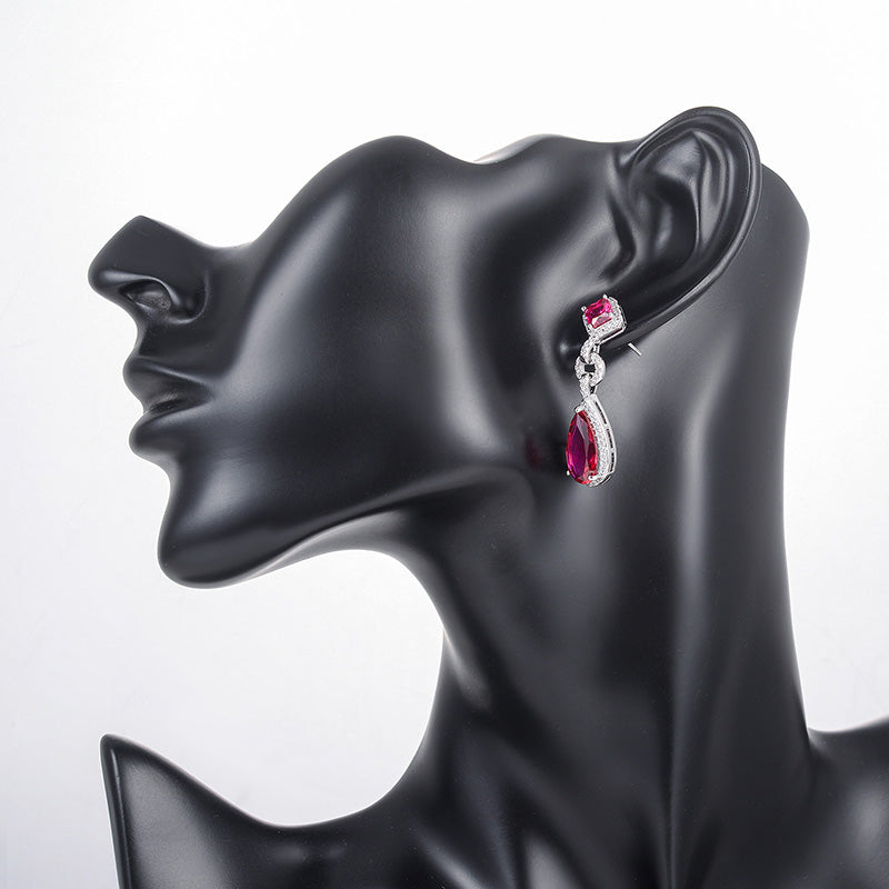 Fashionable irregular metal earrings for daily wear