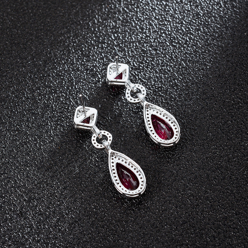 Silver electroplated irregular pop earrings for young girls