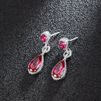 Unique pop-style silver color irregular earrings